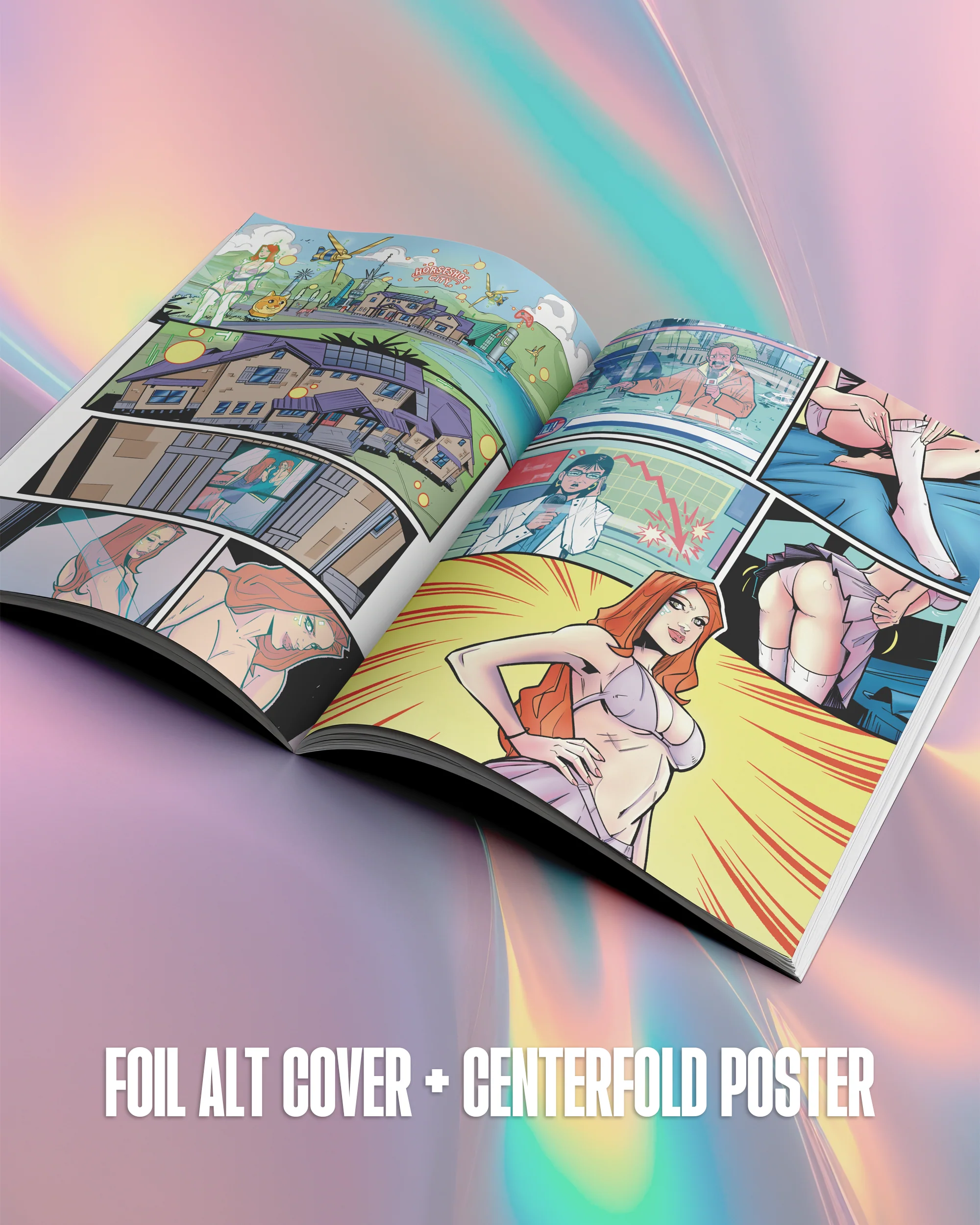 AMOURANTH VS. THE A.I.MAGGEDON FOIL VARIANT COVER - Image 3